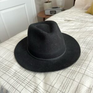 Brixton M Classic Black Fedora Hat